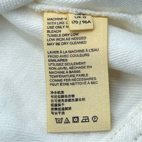 Pilcro and the Letterpress Women’s White Button-Front Mini Dress 8 Anthropologie - Picture 8 of 16